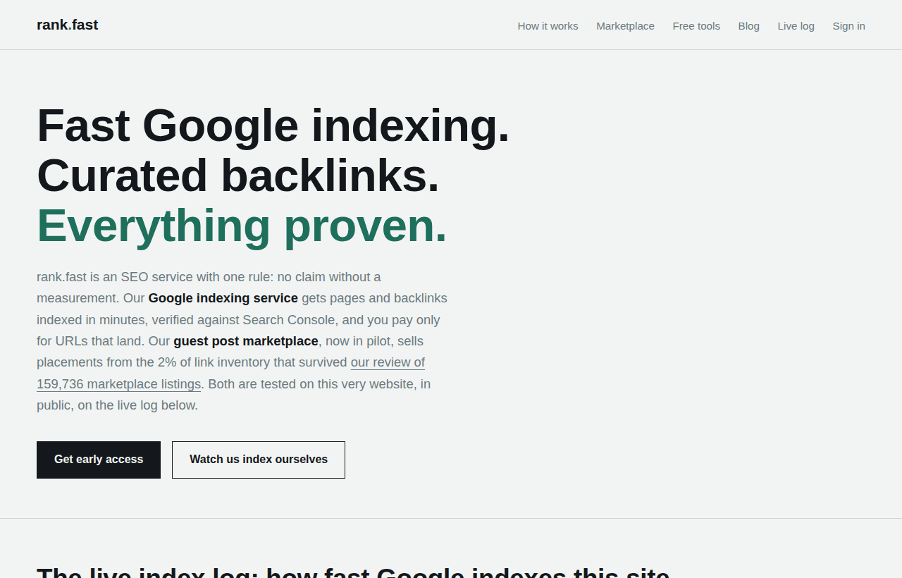 free SEO audit report PDF: homepage screenshot on the report cover